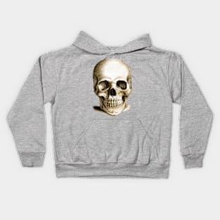 One For Sorrow - Anatomical Drawing Of A Skull Kids Hoodie